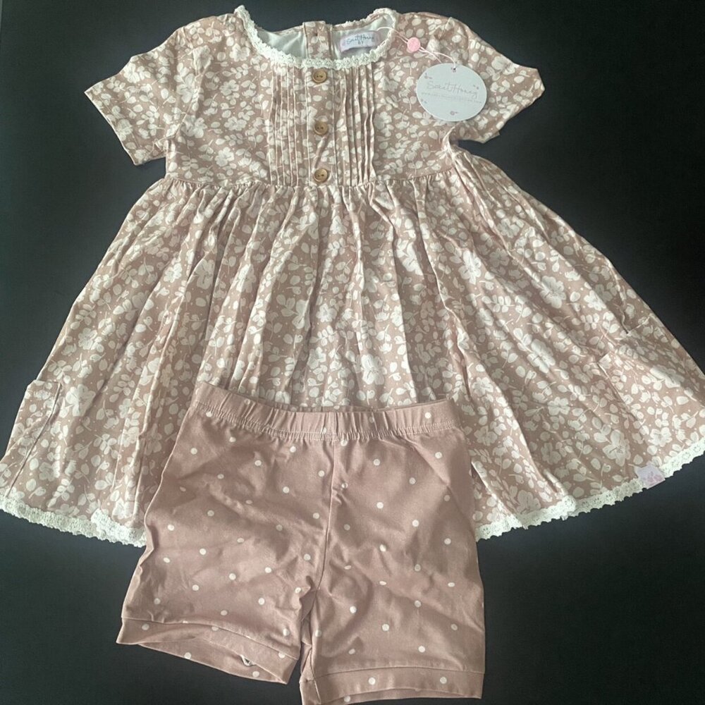 NWT SweetHoney Nora Set In Plum Floral